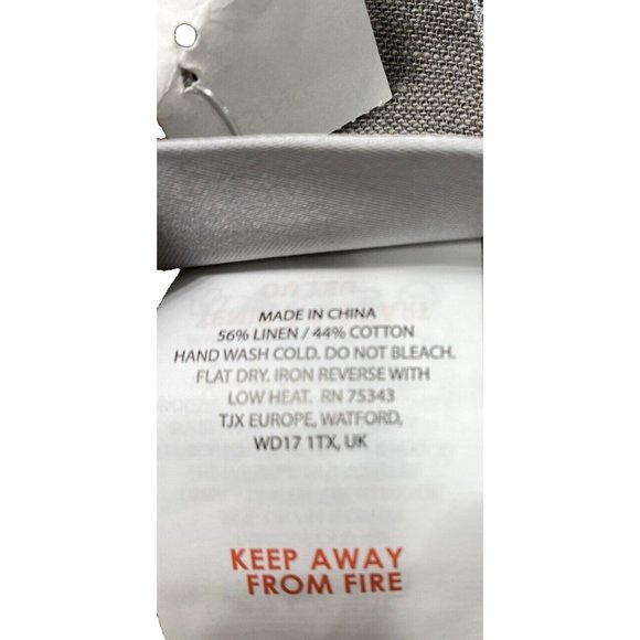 Elephant Table Cloth Grey Fringe 50”x 60” Size Home Decor - Picture 7 of 8